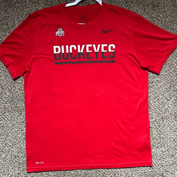 Nike Red Ohio state Buckeyes Dri-FIT Tee - Picture 1 of 4